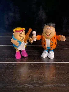 Vintage - H.B. Prod. Fred Flintstone & Barney Rubble 4 " figures - Picture 1 of 2