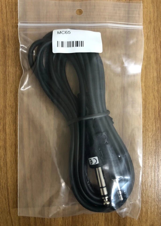 Lectrosonics MC65 TRS ¼" to 3.5mm Cable (10', 3.05 m) - Image 1 of 2