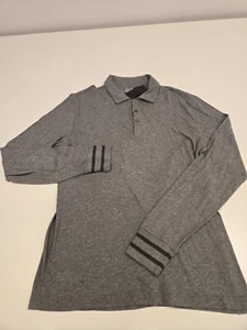 Polo tejido manga larga Club Monaco para hombre XL gris nuevo con etiquetas - Imagen 1 de 13