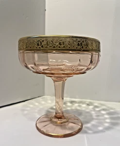 Tiffin Rambler Rose Footed Candy Dish - Picture 1 of 8