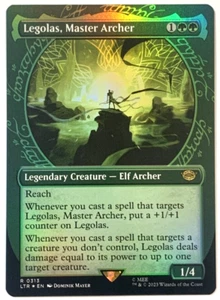 MTG Legolas, Master Archer *SHOWCASE FOIL* The Lord of the Rings 0313 NM - Picture 1 of 5