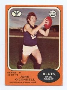 1973 B Scanlens (49) John OÇONNELL Carlton - Picture 1 of 2