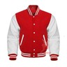 en's White Varsity Bober Jacket - en's Letteran Wool ultiple