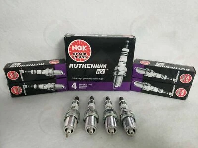 4 NGK RUTHENIUM HX Spark Plugs LTR6BHX 90495 Set of 4 for Ford TURBO Ecoboost - Image 1 of 2