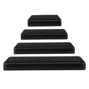 Housse de siège de canapé en cuir PU noir extensible séparé pour canapé - Picture 1 of 43