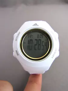 ADIDAS ADP3213 WR 5 ATM WHITE SPORTS DIGITAL WRISTWATCH - Picture 1 of 8