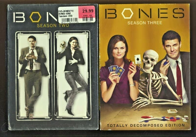 NEW SEALED BONES TV SERIES DVDs: SEASON TWO 2 + SEASON THREE 3 - LIKE NEW !! Foto 1 de 2