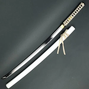 Musha 39" Zetsurin Razor Sharp Handmade Katana Samurai Sword (White) - Picture 1 of 8