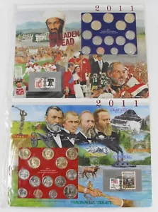 2011 Postal Commemorative Society U.S. Uncirculated Mint Set Panel PCS P/D RARE - Picture 1 of 8