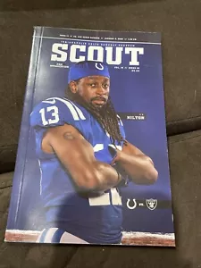 2022 Raiders at Colts Spieltagsprogramm - T.Y. Hilton - Bild 1 von 2