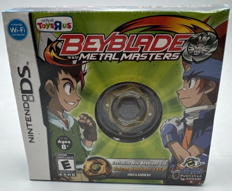 Metal Masters Nintendo DS game + Beyblade Vulcan Horuseus Sealed Toys R Us - Image 1 of 4