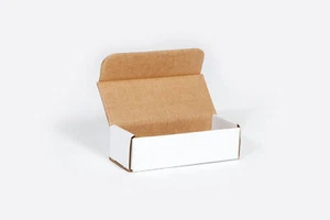 50 - 3x2x2 kleine weiße Wellpappe Verpackung Versand Versand Versandkartons NEU - Bild 1 von 1