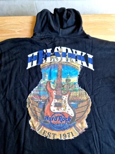 HRC Hard Rock Cafe Helsinki (closed) black Hoodie Uni V20 Size XXL NWT NP60€ - Picture 1 of 7