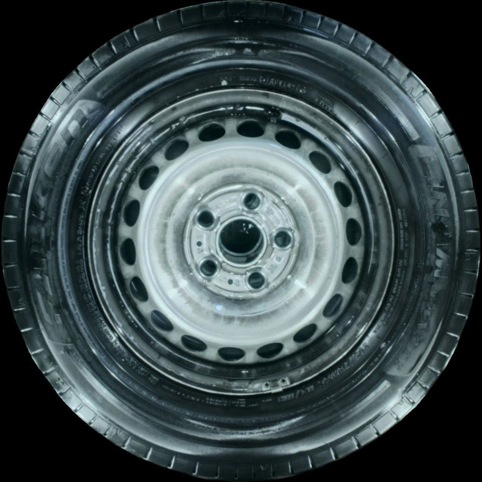 Sommerkompletträder VW Crafter 16 Zoll Stahlfelgen 205/75 R16 6-8mm - Bild 1 von 4