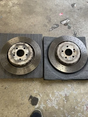 Juego de rotores traseros izquierda y derecha Cl65 Cl63 W216 AMG Mercedes Foto 1 de 4