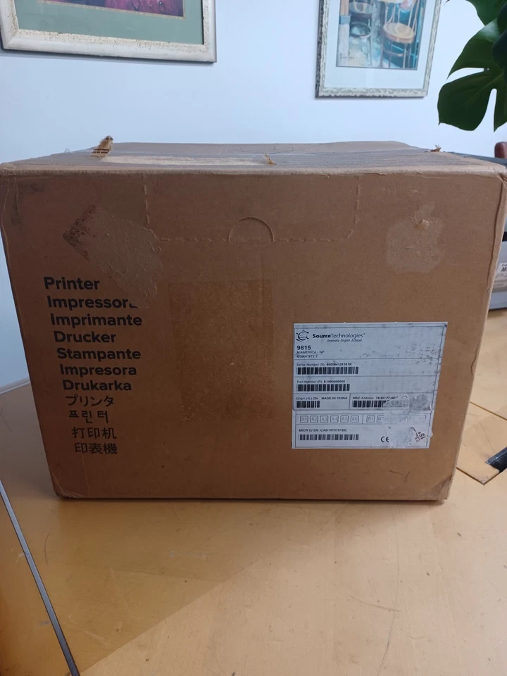 NEW SOURCE TECHNOLOGIES MICR PRINTER ST9815 - Image 1 of 4