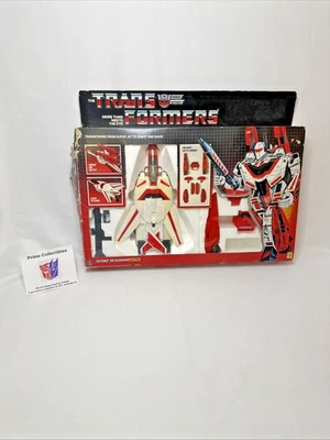 25-048 Transformers G1 Jetfire Skyfire Complete in Box Partial Sticker Sheet - Image 1 of 4