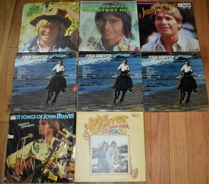 Lot Of 8 X Vinyl 12" LPs John Denver 70s & 80s - Good Condition - Imagen 1 de 3