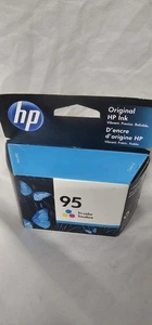 HP 95 Tri-Color Standard Yield Ink Cartridge New Sealed Box Exp 2026 - Picture 1 of 3
