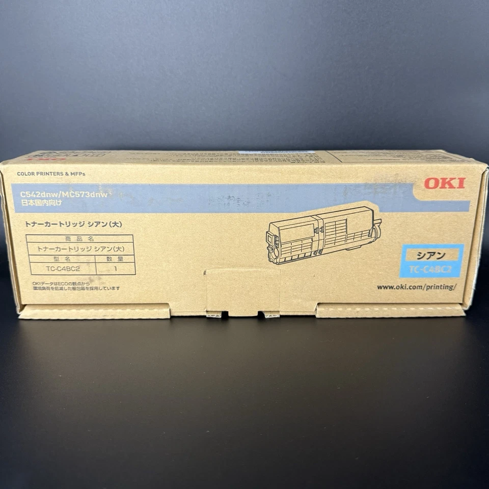 Genuine Oki 46490611 Cyan Toner for C542dnw / MC573dnw Brand New - Image 1 of 1