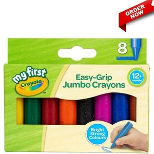 Crayones CRAYOLA MyFirst Jumbo colores surtidos crayones para colorear de fácil agarre - Imagen 1 de 5