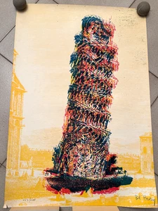 Pol Bury  manifesto poster cm. 70x100 tiratura 123/200 Tosi/Bellasich stampatori - Imagen 1 de 4