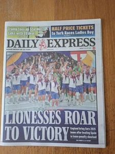 Daily Express, 28. Juli 2025 - Englands Löwinnen gewinnen Euro 2025 - Bild 1 von 5