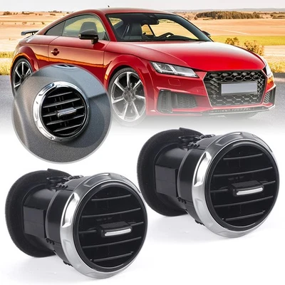 2X Center Dashboard AC Louver Air Vent 8J0820901E For Audi TT TTS TTRS 2008-2014 - Image 1 of 4