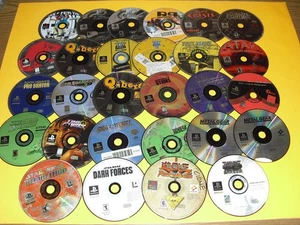 Lote de 26 SOLO DISCOS PS1 ¡Sin probar! Twisted Metal 4 Metal Gear Solid Ehrgeiz YuGiOh - Imagen 1 de 6