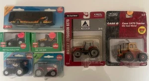 Vintage Bulk Lot scale diecast Tractors by Ertl And SIKU Massey Ferguson Etc … - Picture 1 of 10