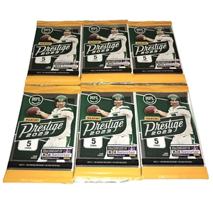 (6) Packs of 2023 Panini Prestige Football - 5 Card Packs - Factory Sealed - - Bild 1 von 3