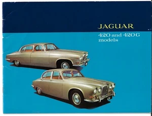 Jaguar 420 & 420G 1967-1968 UK Market Sales Brochure - Picture 1 of 1