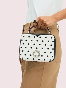 BOLSO BANDOLERA NUEVO CON ETIQUETAS KATE SPADE VANITY CABAÑA PUNTO ASA SUPERIOR - Imagen 1 de 8