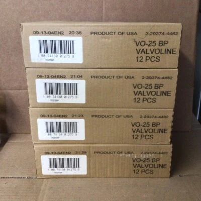 LOTE DE 4 CAJAS DE 12 filtros de aceite Valvoline VO-25 BP Foto 1 de 4
