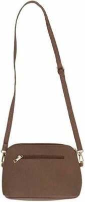 NUEVO Bolso Bandolera Mujer Rosa Malva Ligero Bolso de Todos los Días Cremallera Frontal Foto 1 de 4