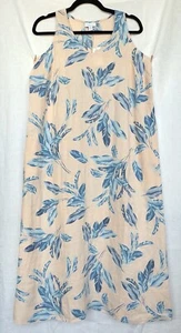 J Jill Sleeveless, Pocketed, V-Neck, Linen Maxi Dress, Small Petite, Retail $139 - Picture 1 of 7