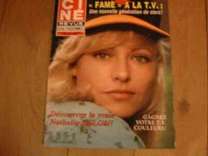 Cine Revue 1982 NATHALIE DELON cover BROOKE SHIELDS PIA ZADORA poster - Picture 1 of 1