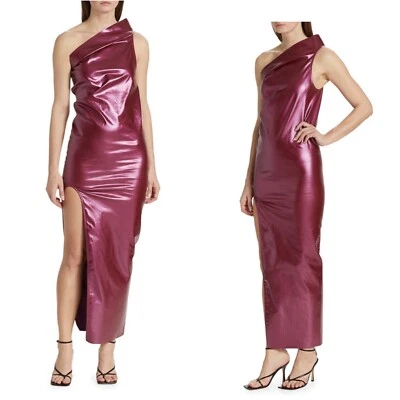 Vestido Rick Owens Denim recubierto un hombro Athena talla IT44/US8 $750 Foto 1 de 4