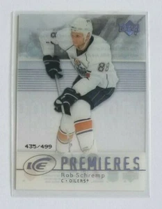 Rob Schremp (Oilers) 2007-08 UD Ice Premieres ROOKIE card (only 499 made) - Picture 1 of 1