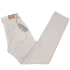 Boglioli Gray Garment-Dyed Soft Denim Cotton 5-Pocket Pants 30 NWT Jeans