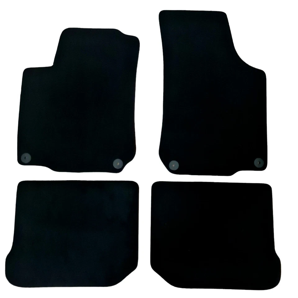 Alfombrillas de coche negras para VW Volkswagen Jetta 4 piezas 1998-2011 forros personalizados Foto 1 de 4