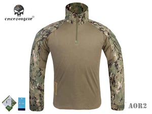 Emerson Gen3 Combat Shirt Airsoft Hunting Military Tactical bdu Shirt AOR2 - Picture 1 of 4