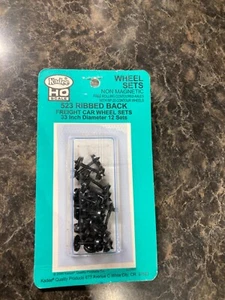 Kadee #523 HO Scale Metal Code 110 33" Ribbed Back Wheels Freight - Picture 1 of 4