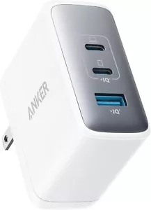 Anker 100W USB C Wall Charger 3-Ports GaN II Fast Charging for iPhone 16/MacBook - Picture 1 of 8