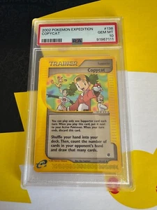 PSA 10 Copycat 138/165 Trainer Expedition 2002 PokemonGEM MINT - Foto 1 di 1