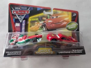 DISNEY PIXAR CARS FRANCESCO BERNOULLI KA CIAO LIGHTNIG MCQUEEN Nuovo 2 CONFEZIONI 2011 - Foto 1 di 5