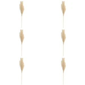 6x LVD Faux/Fake Artificial Stem Pampas Grass Plant Home/Room Decor Beige 98cm - Picture 1 of 3