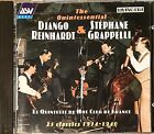 Quintessential Django Reinhardt & Stephane Grappelli Original Mono Recordings CD