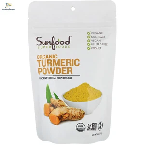 Sunfood, Organic Turmeric Powder, 4 oz (113 g) - Bild 1 von 2