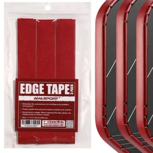 Pickleball Paddle Protection Tape - Paddle Head Edge Guard  Width 26mm Burgundy - Picture 1 of 5
